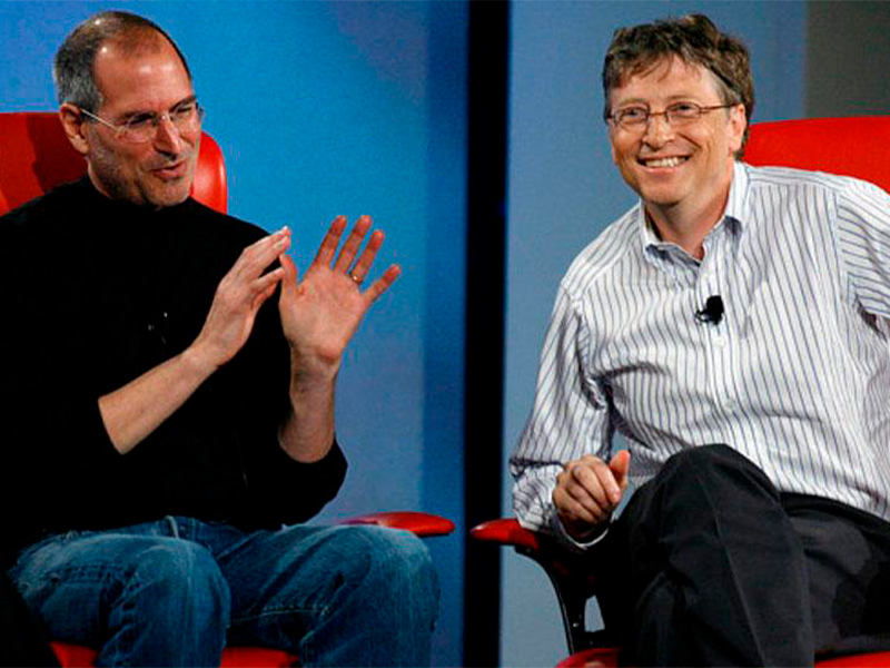 Bill Gates y Steve Jobs