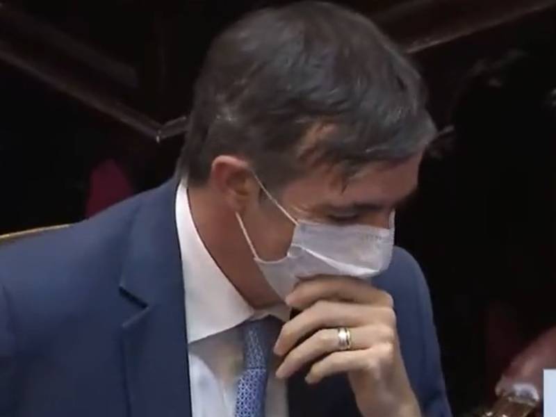 El conmovedor aplauso a Esteban Bullrich en la primera sesión presencial en el Senado