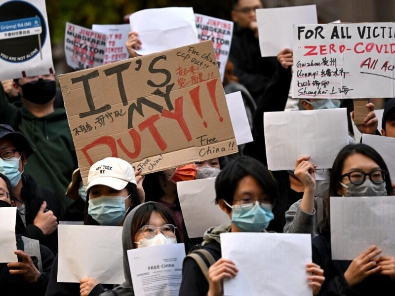 protestas en China