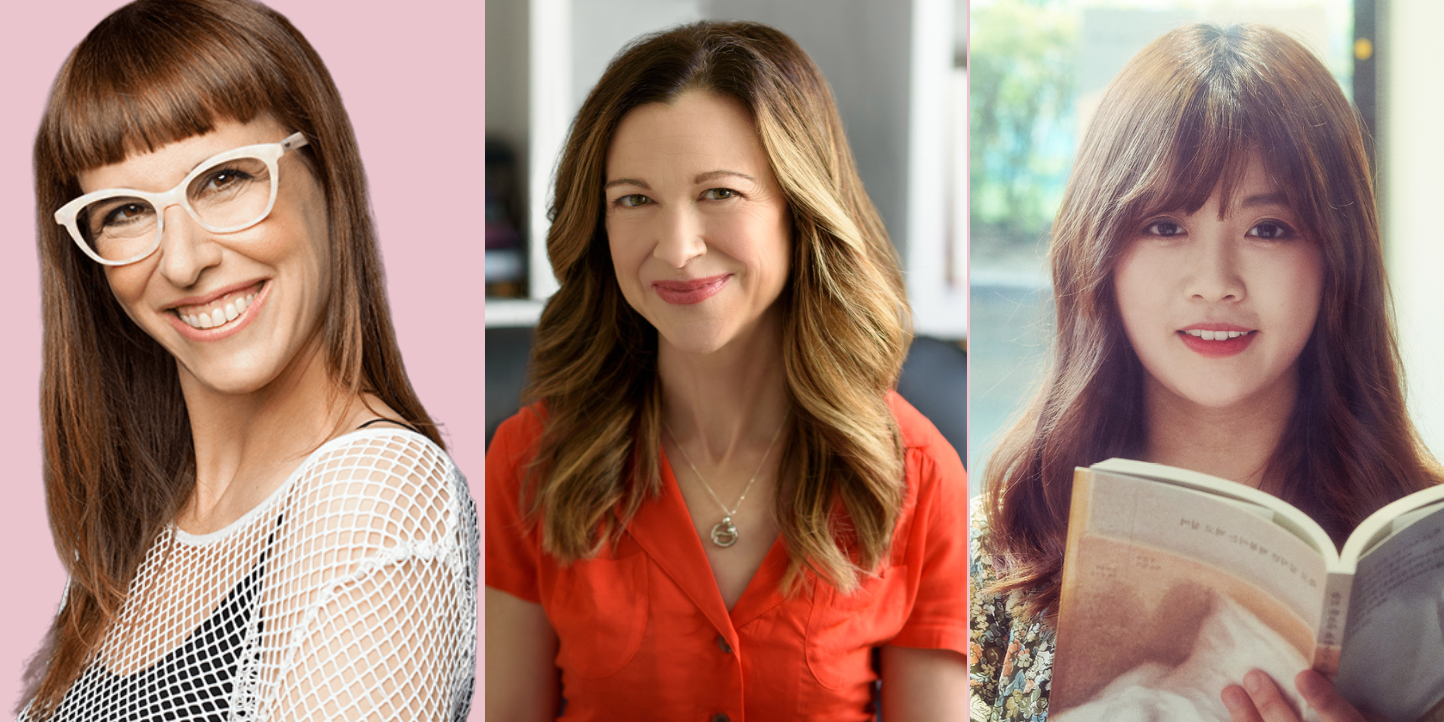 De izquierda a derecha: Valeria Schapira, Lori Gottlieb y Baek Sehee